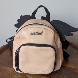 RARE Supernatural Winchester Bros Join Hunt Castiel Angel Wing Bag Mini Backpack